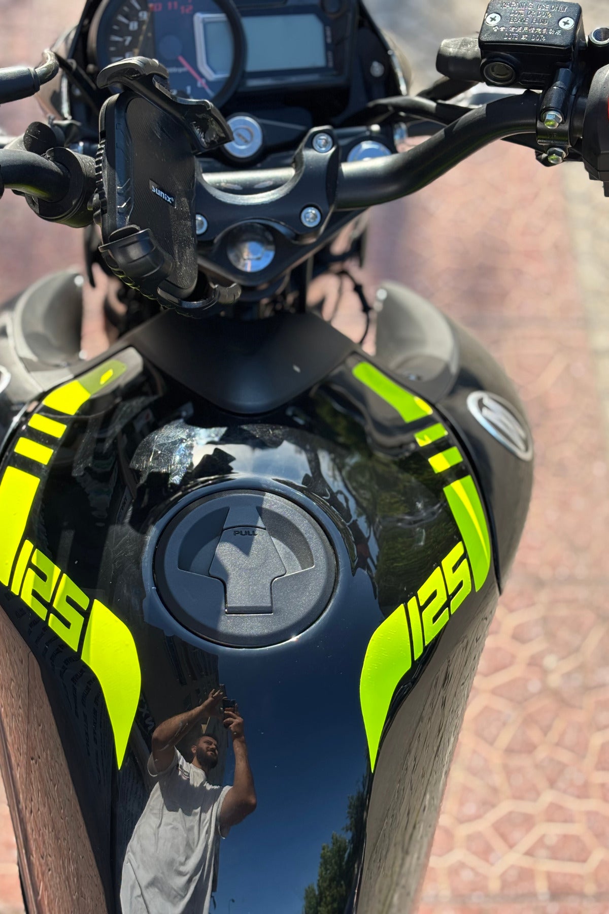 Mondial Drift-L Uyumlu Kesikli 125 Yazılı Depo Şerit Kordon