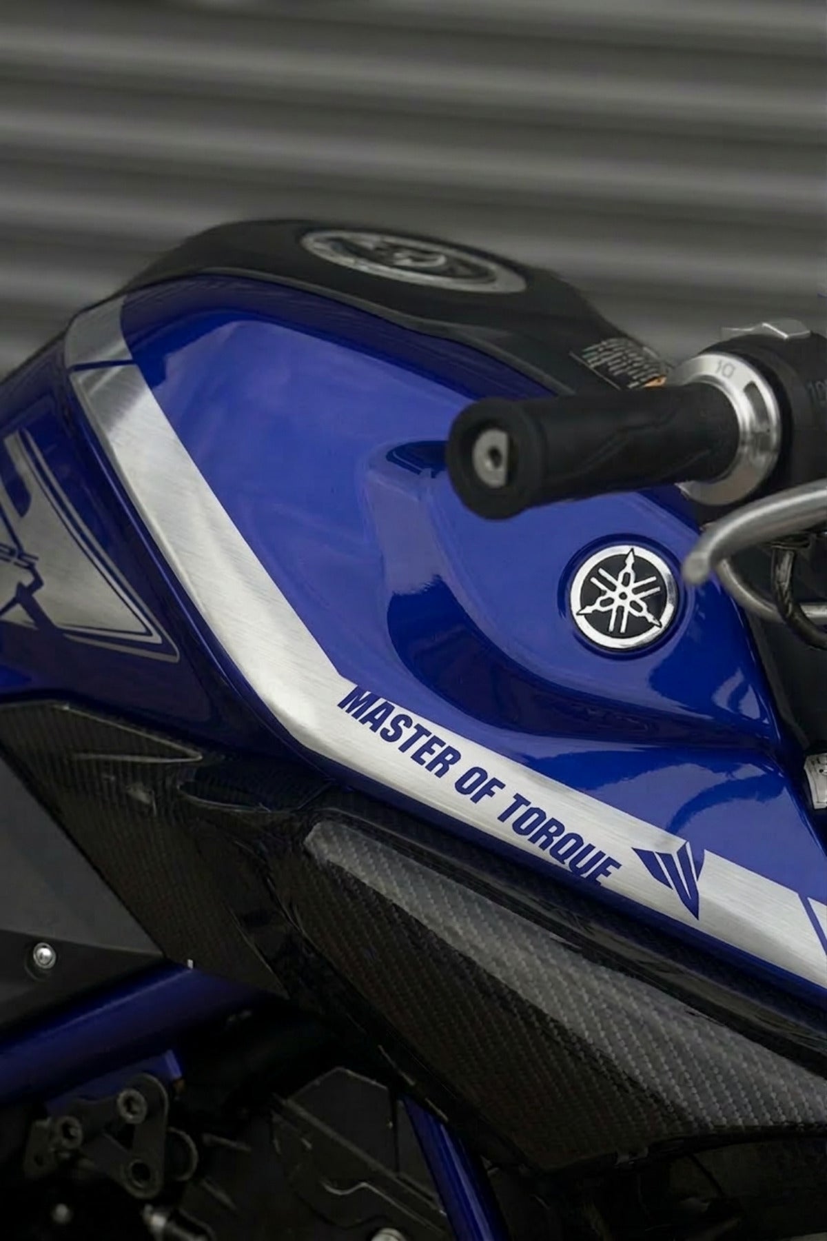 Yamaha MT-25 için Depo Kordon Master Of Torque Sticker Seti (Sağ ve Sol) (2016-2019)