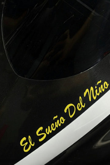 Motor için Sarı Renk El Sueno Del Nino Sticker (Bir Çocuğun Rüyası) Sticker Etiket (15CMx2.5CM)