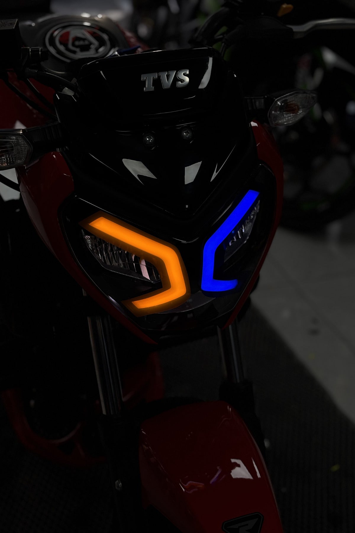 TVS Raider Gündüz Farı için Renkli Far Filmi Sticker