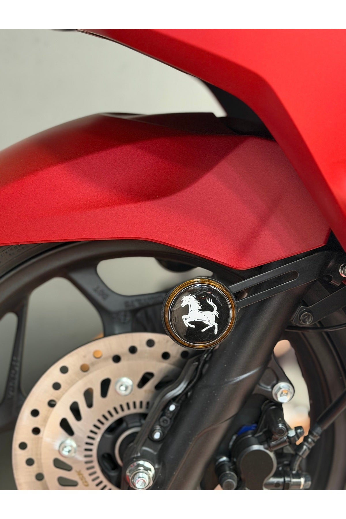 Motosiklet Kedigözü için Reflektör Damla Sticker (Desenli)