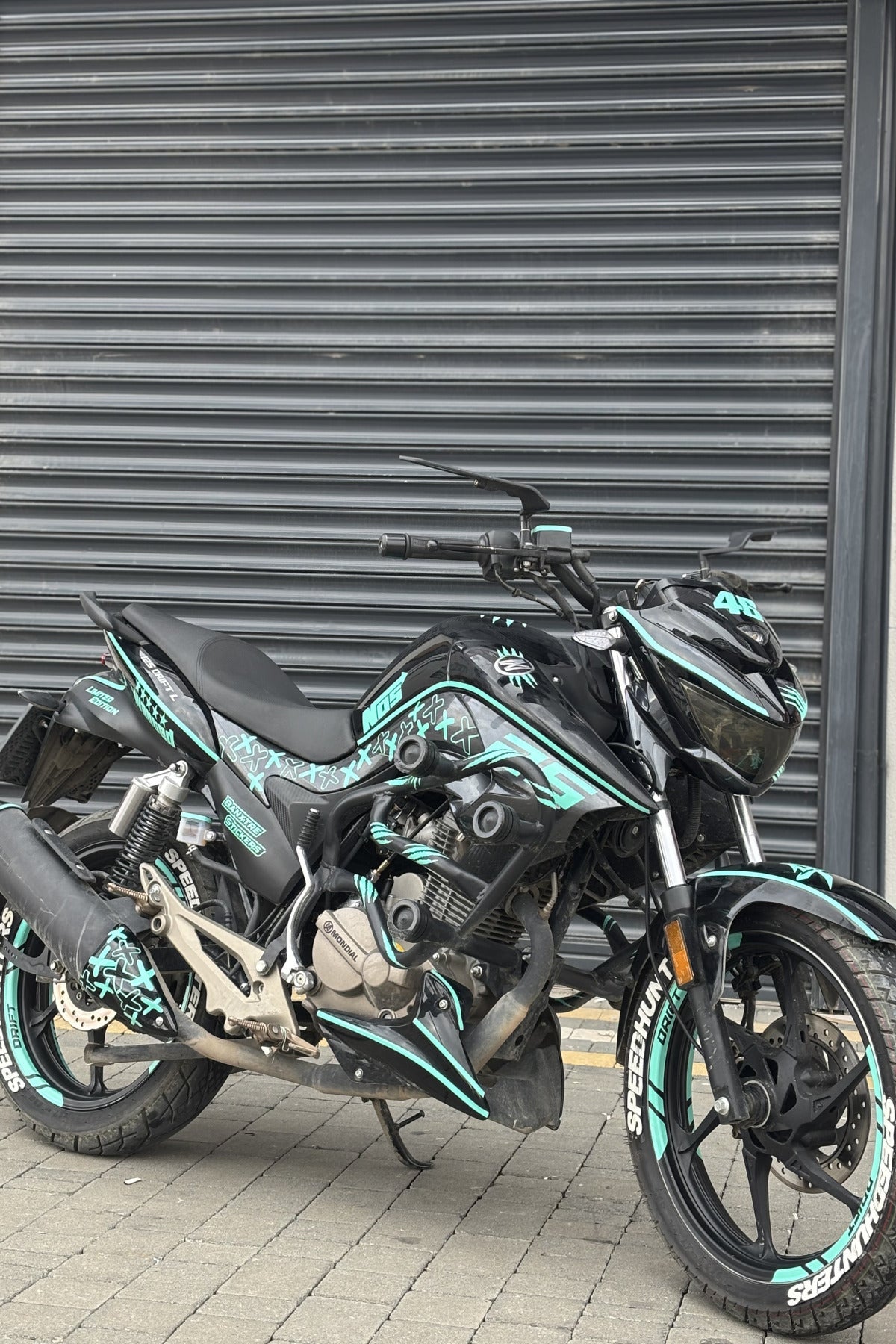 Mondial Drift-L için Nane Yeşili 98 Parça Premium Mint Serisi Sticker Seti (98 Parça)