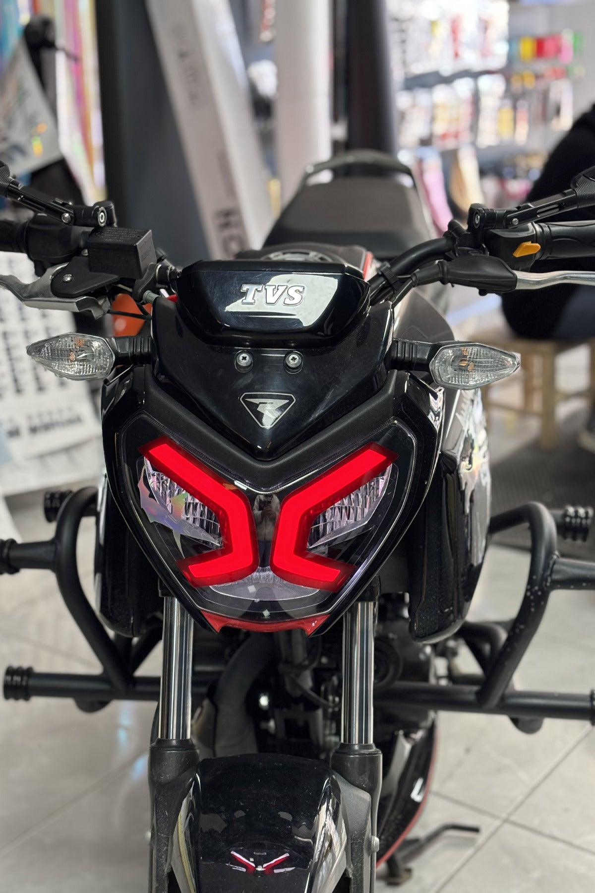 TVS Raider Gündüz Farı için Renkli Far Filmi Sticker