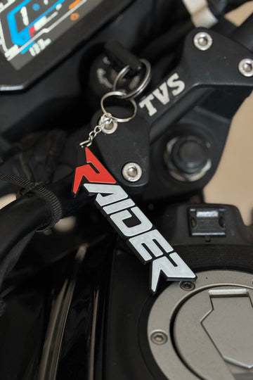 TVS Raider için Kırmızı R Logolu Anahtarlık (1 Adet) (12CM)