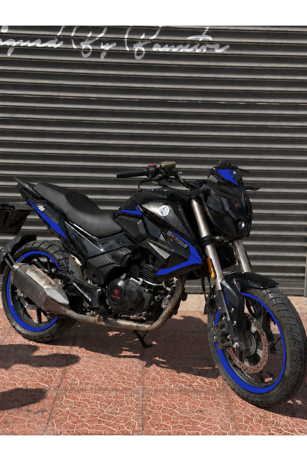Falcon Salvador S188 Motosiklet için Komple Dekor Sticker Seti
