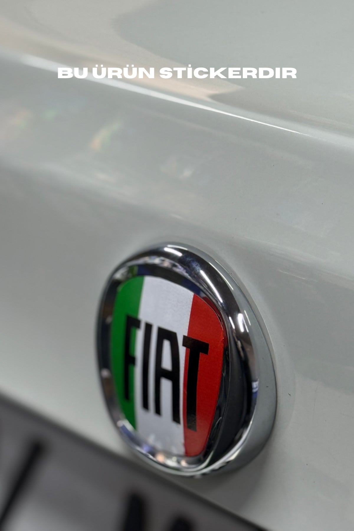 Fiat Egea için Ön-Arka Logo Sticker Seti
