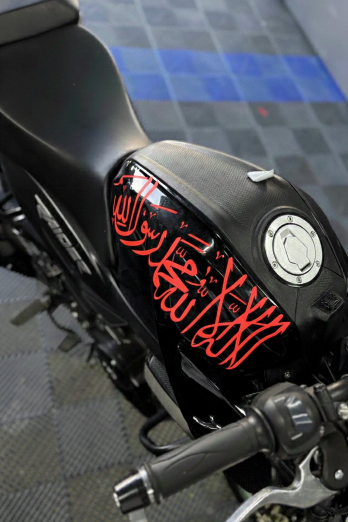 TVS Raider Depo için Kelime-i Tevhid Sticker