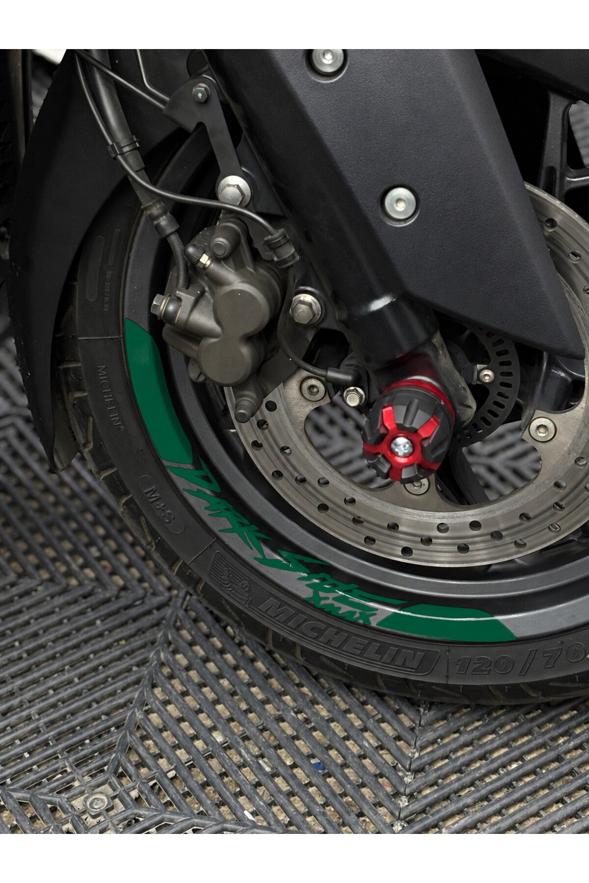 Yamaha Xmax için Dark Side Xmax Yazılı 8 Parça Jant Şeridi Sticker Seti ( Ön-Arka Yeterli)