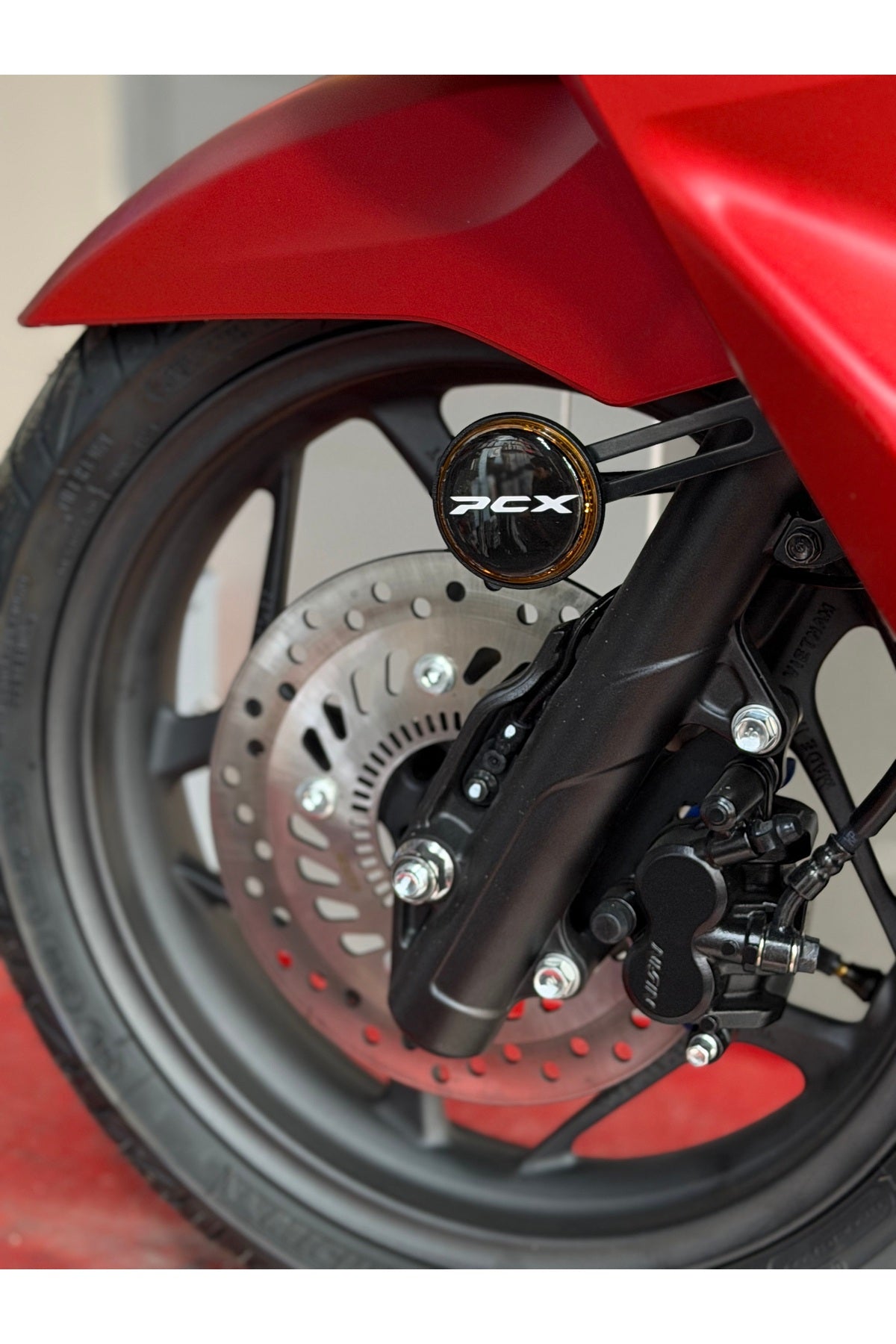 Motosiklet Kedigözü için Reflektör Damla Sticker (Desenli)