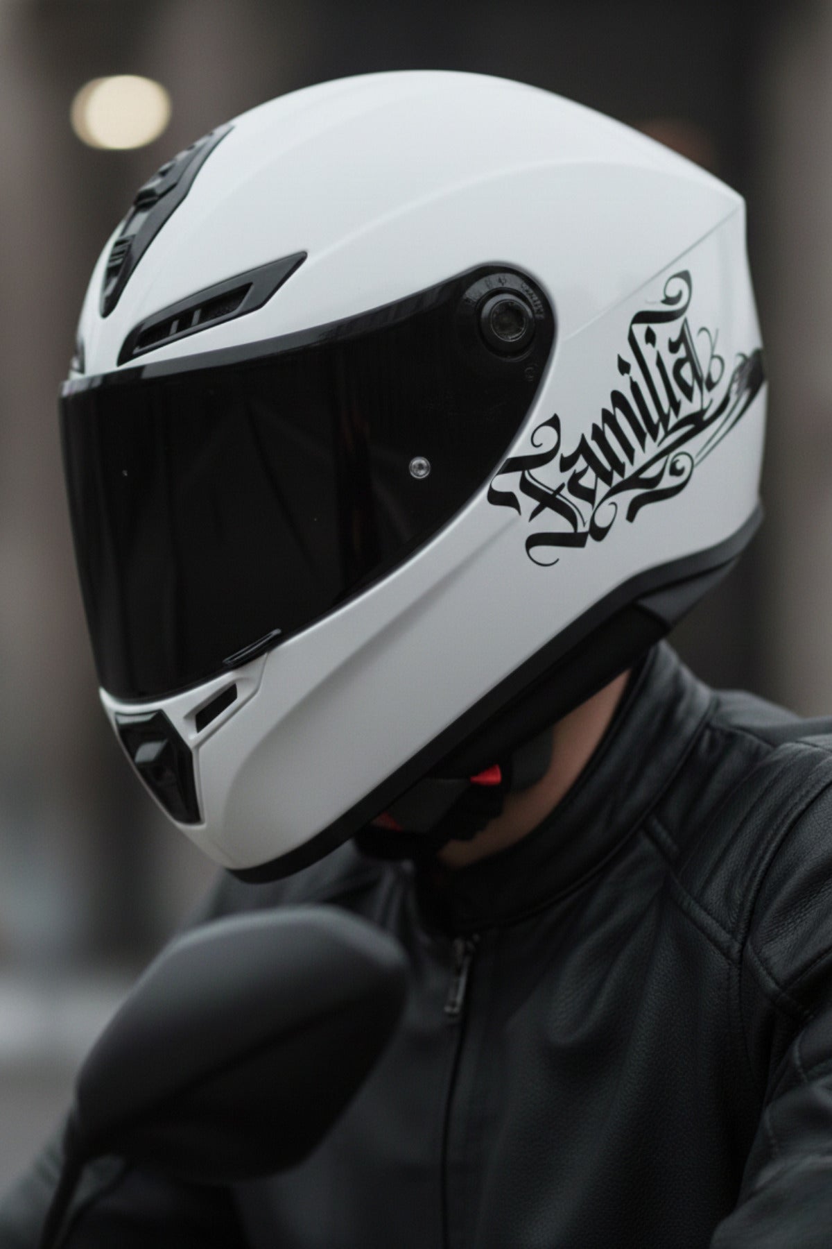 Kask ve Motosiklet için Familia (Aile) Sticker Etiket