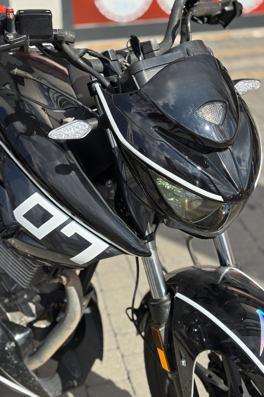 Mondial Drift-L için Beyaz Renk 07 Sticker Etiket (Sağ ve Sol )