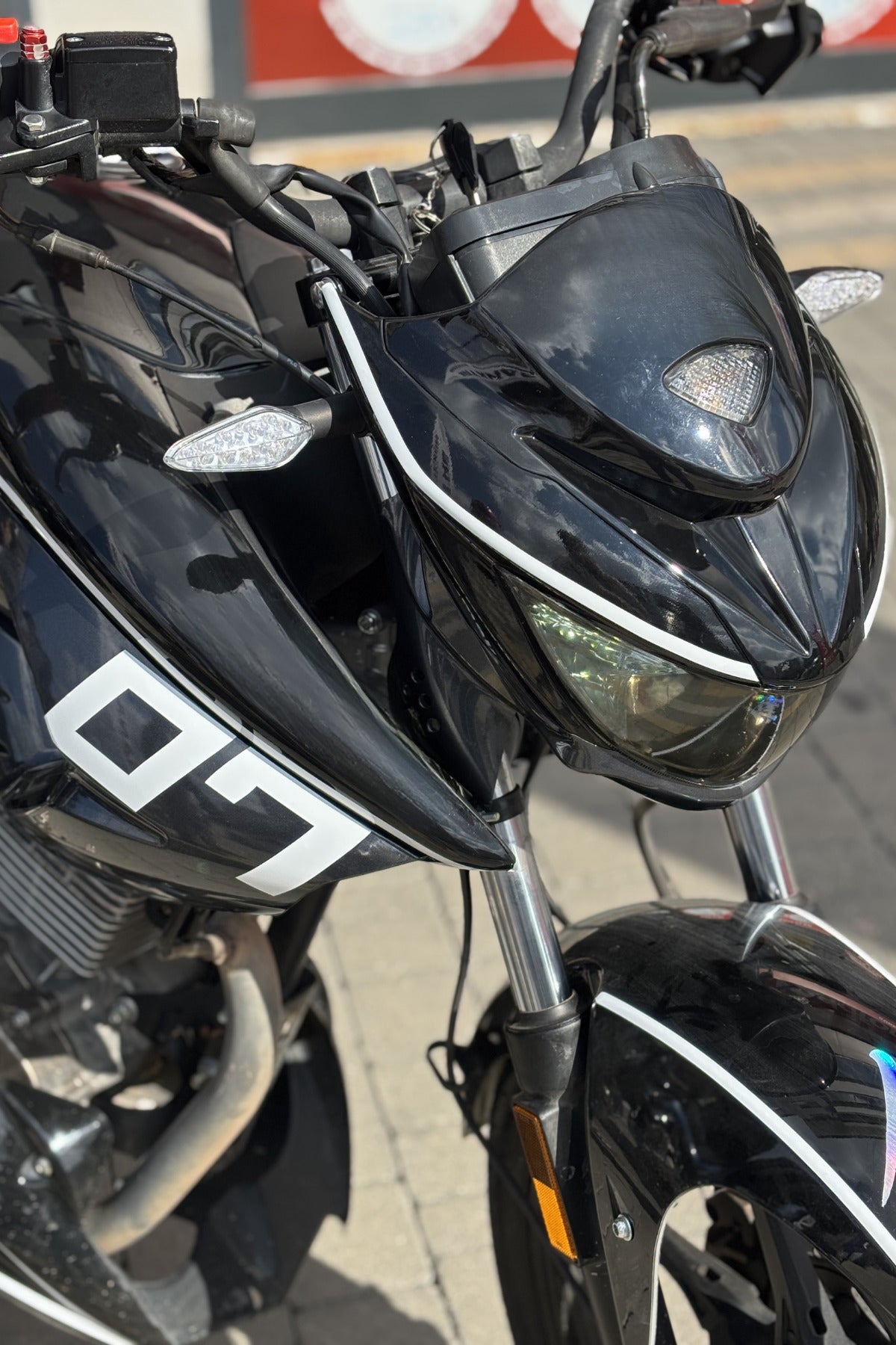 Mondial Drift-L için Beyaz Renk 07 Sticker Etiket (Sağ ve Sol )