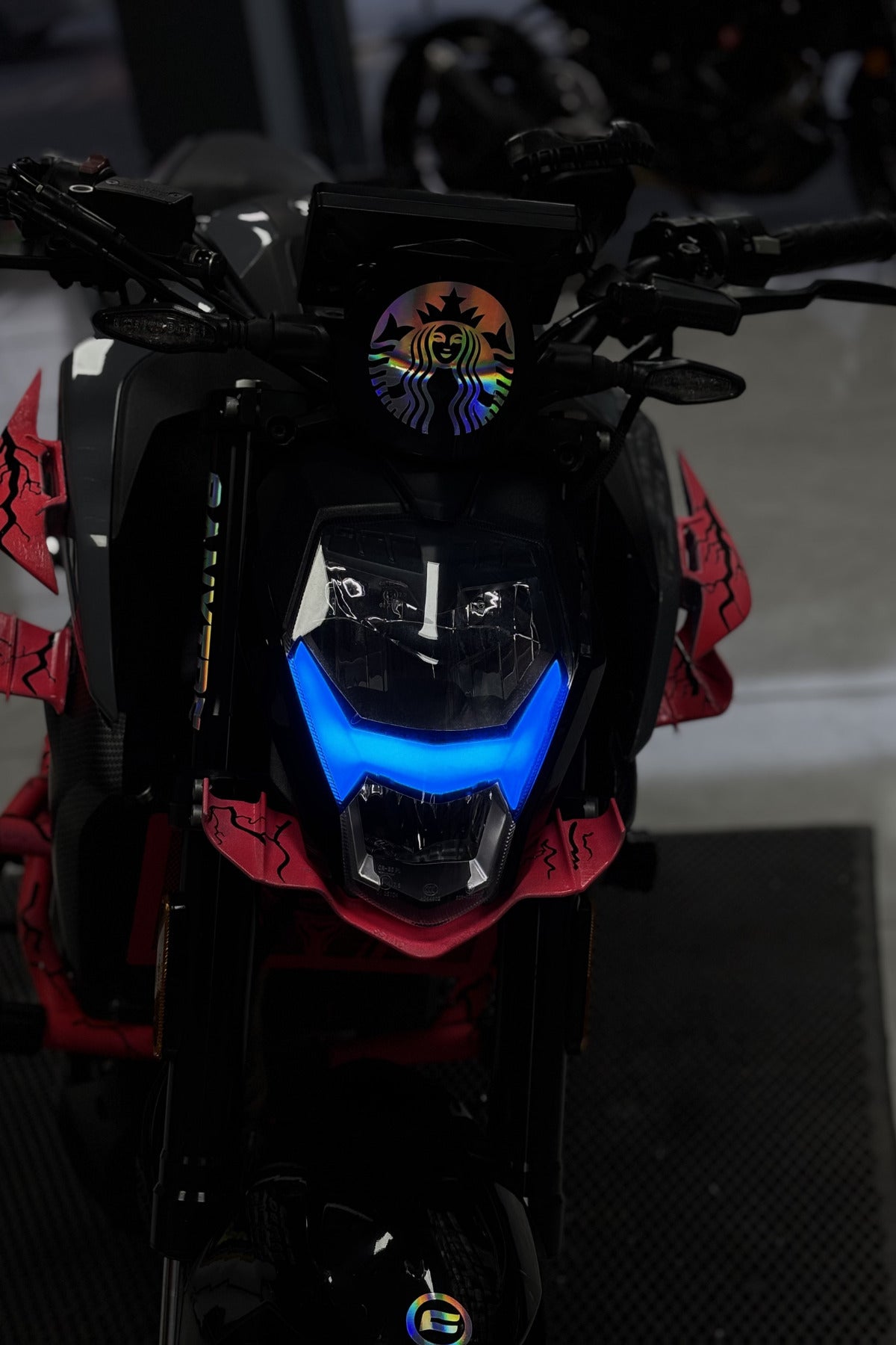 CFMOTO NK250 Gündüz Led için Renkli Far Filmi Sticker