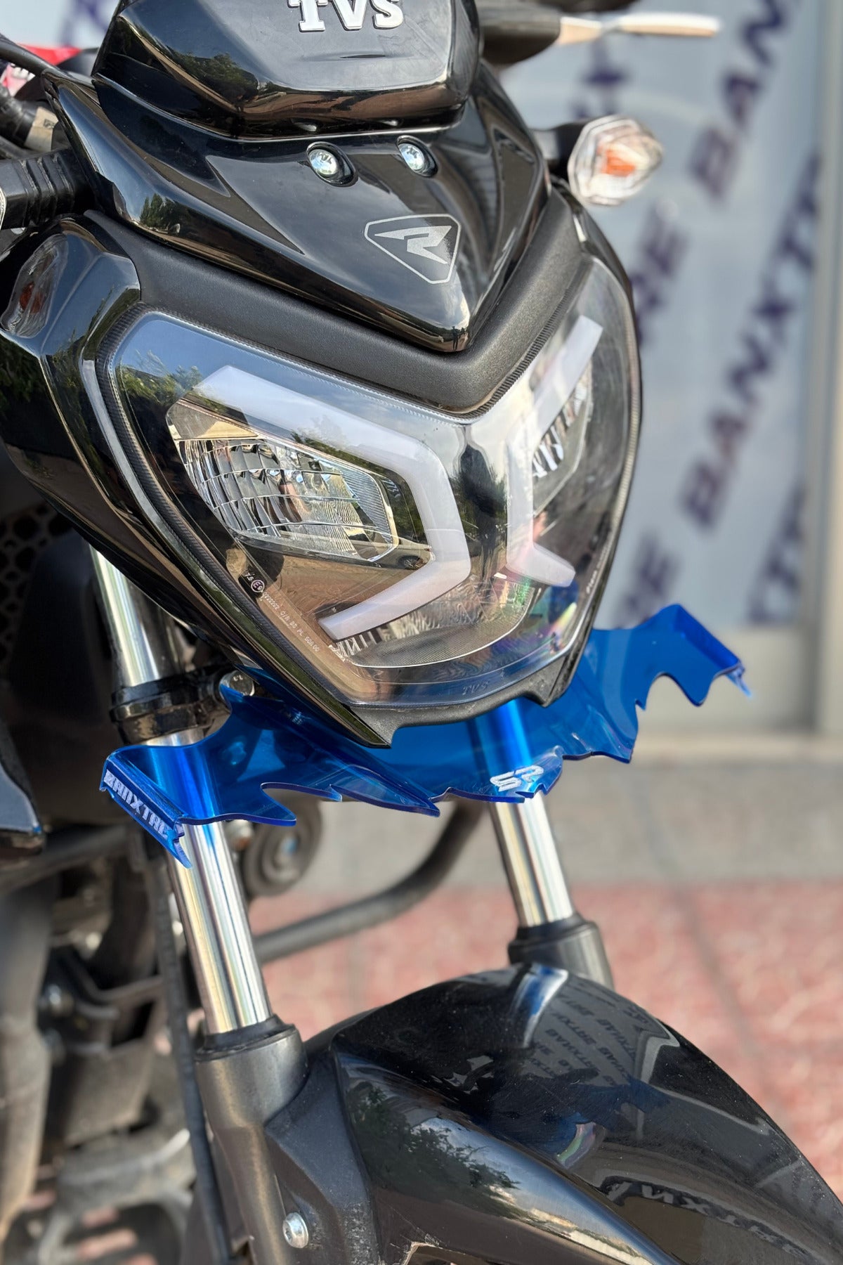TVS Raider Uyumlu Winglet-Gaga-Sakal Parça Sticker Seti