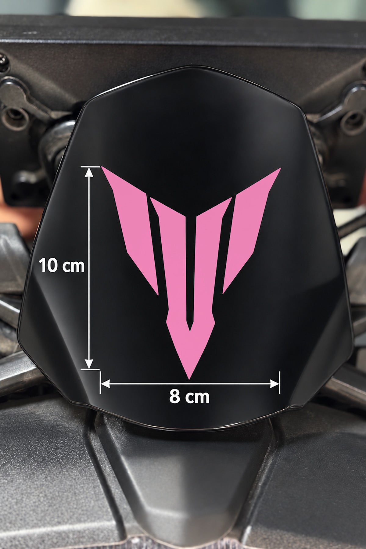 Motosiklet ve Kask için MT Logo Sticker Etiket (10CMx8CM)
