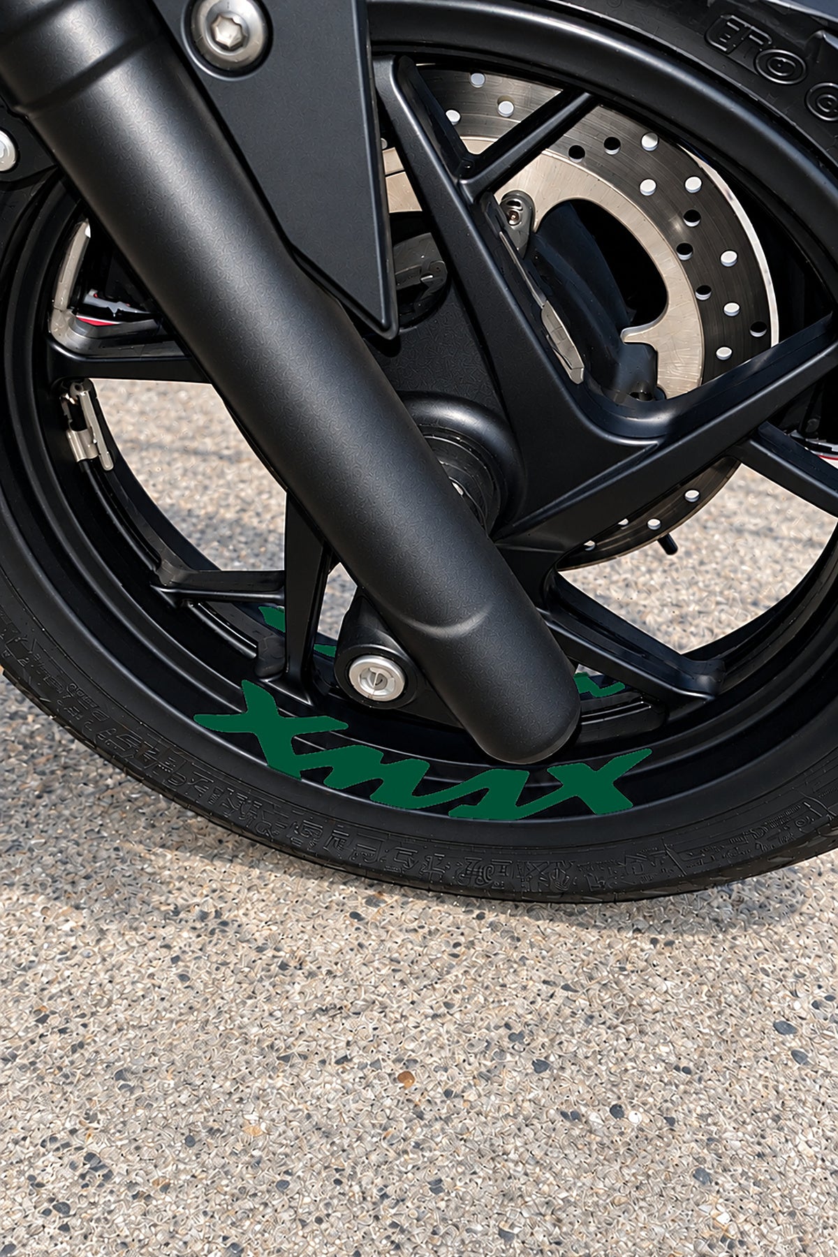 Yamaha Xmax için Jant içi Yazı Sticker Etiket (4'lü)