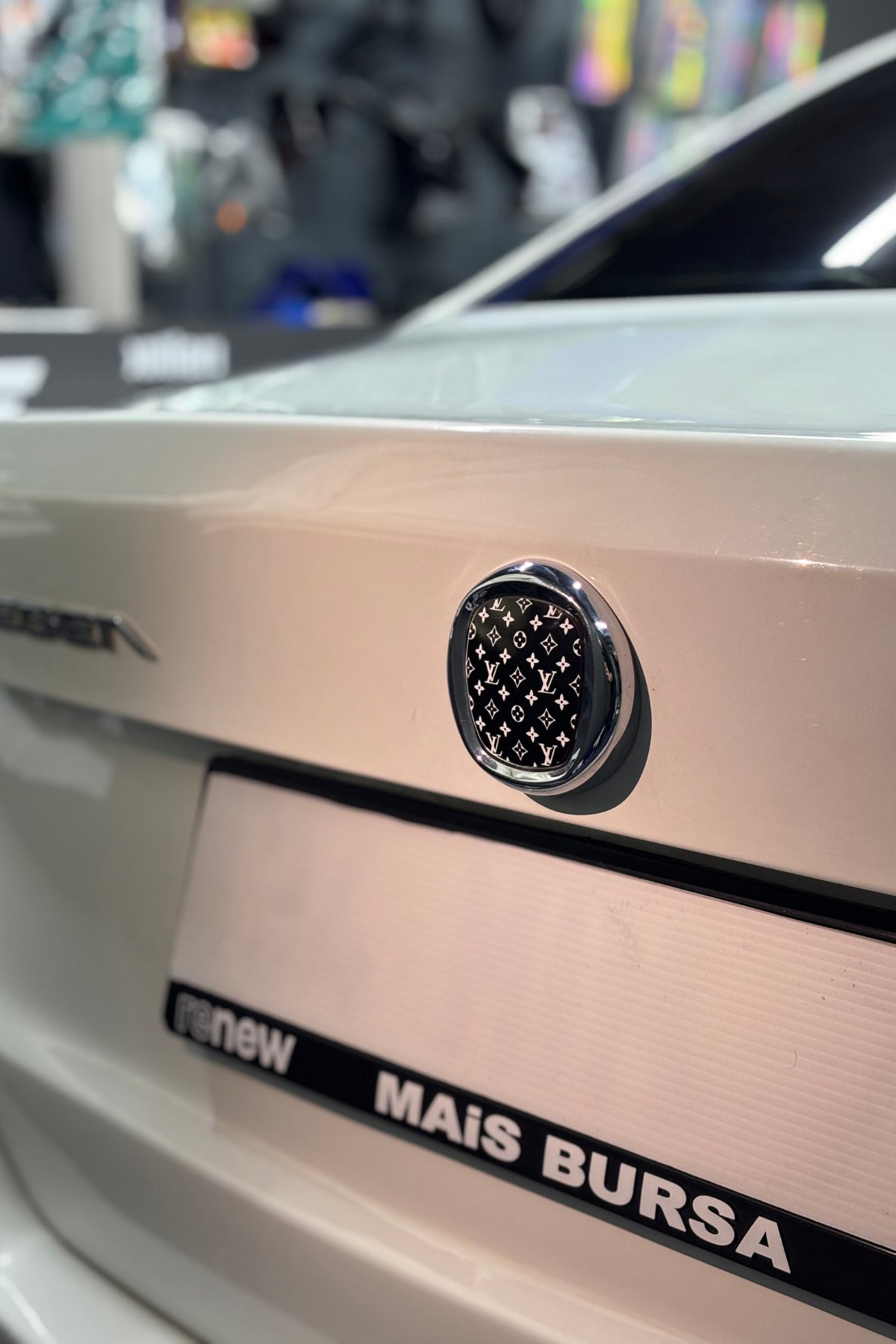 Fiat Egea için Uyumlu Logo için Tam Uyumlu Ön-Arka Sticker Seti