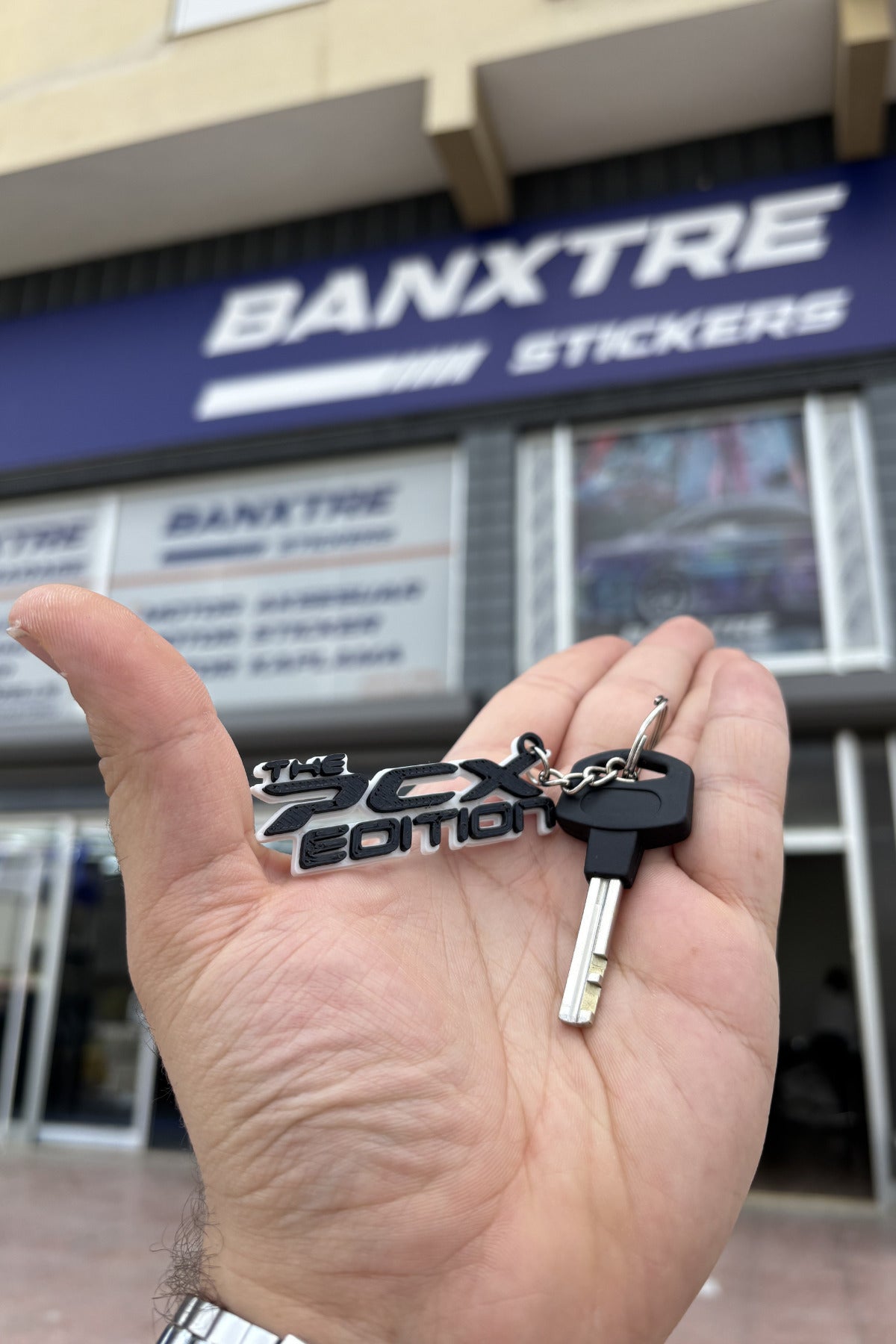 Honda PCX için Anahtarlık The PCX Edition Özel Tasarım Sert Plastik Anahtarlık
