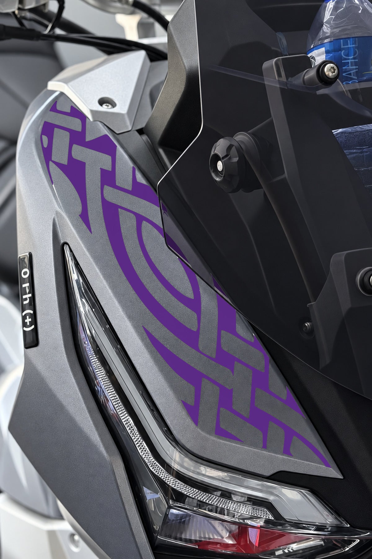 RKS Freccia Scooter için Ön Panel Tribal Desen Sticker Etiket ( 1 Adet)