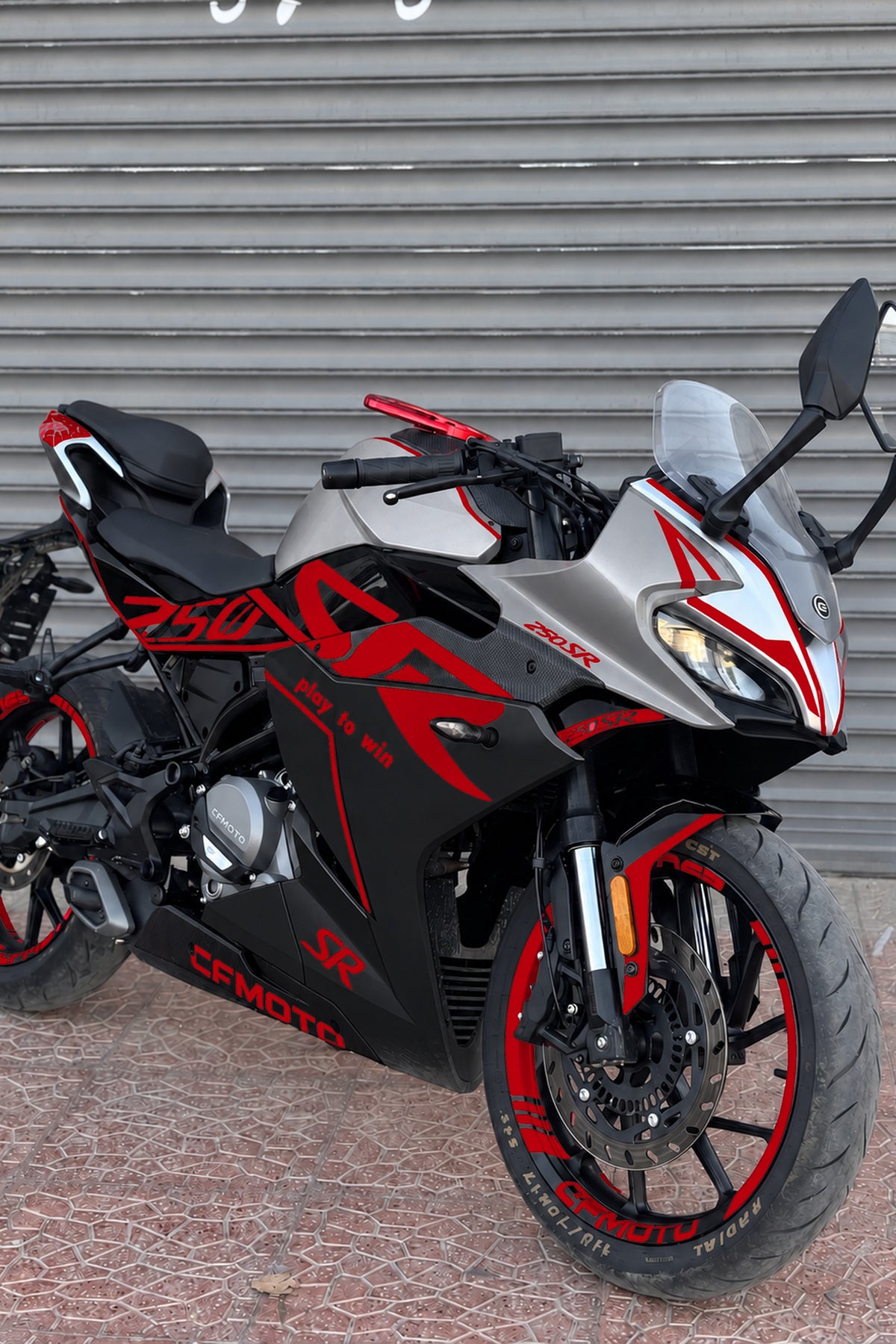 CFMOTO SR 250 için Komple Ultra Renk Değişim Sticker Seti (Sağ ve Sol )