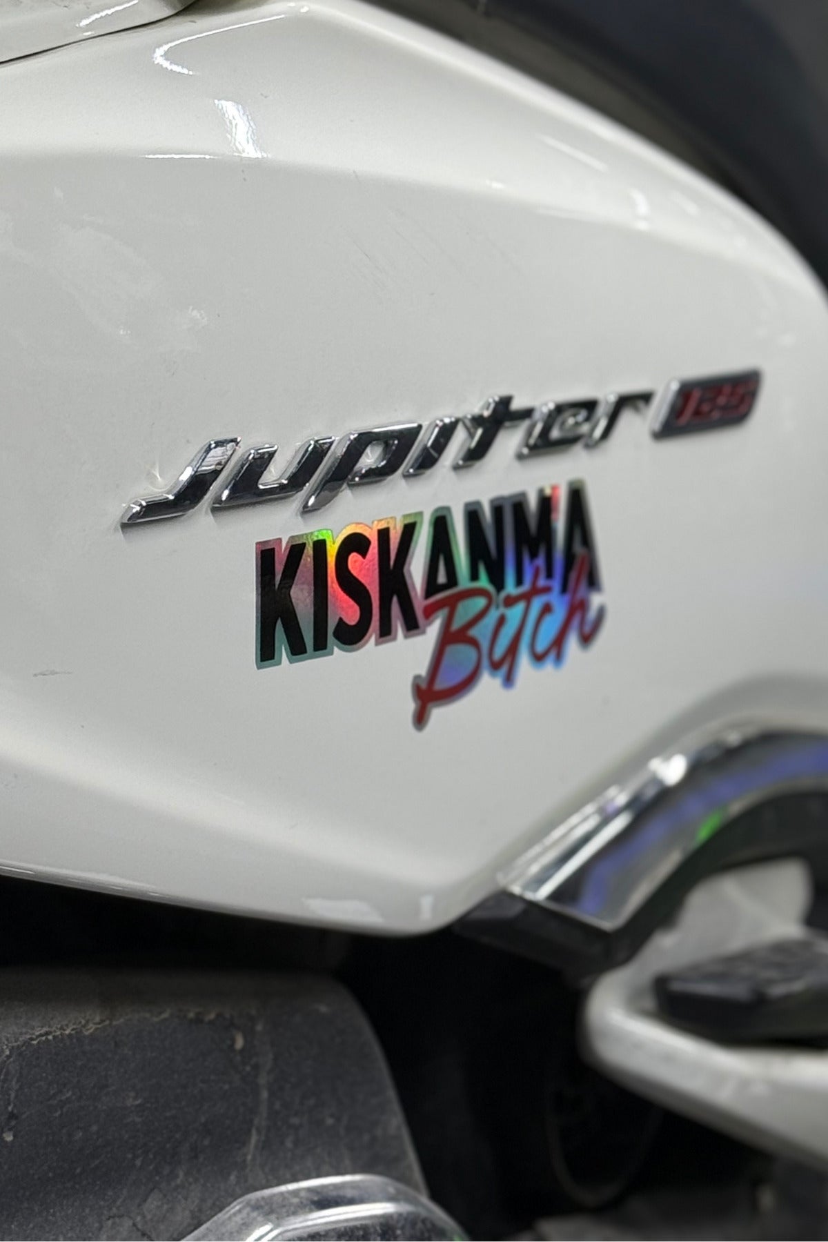 Araba ve Motor için Hologramlı Yazılı Sticker Etiket