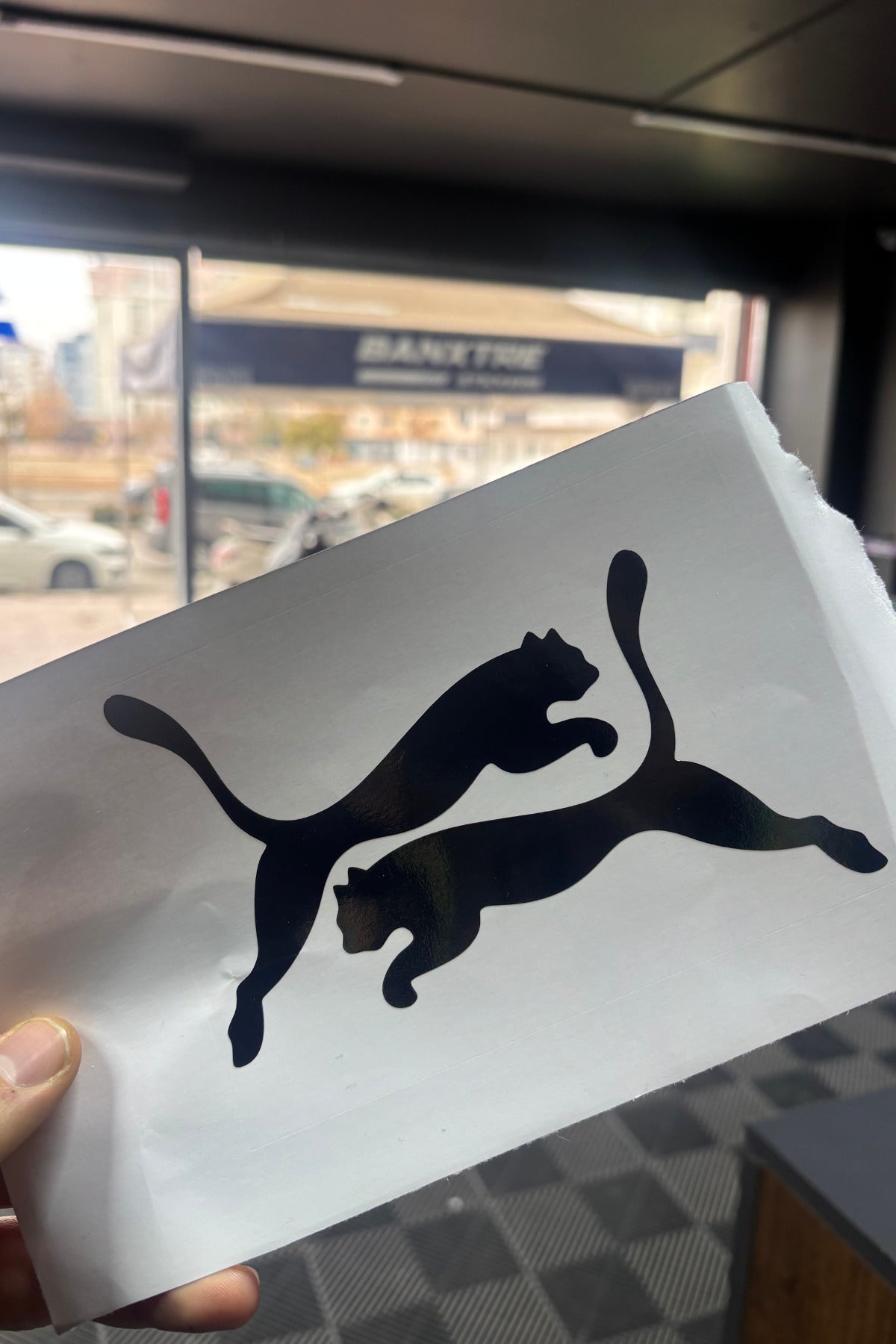 Motosiklet ve CG Deposu için Leopar Desenli Depo için Sticker Etiket (Sağ ve Sol )