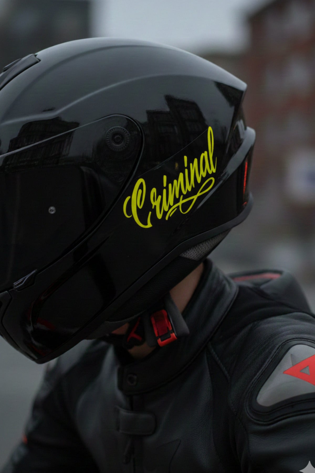 Motosiklet ve Kask için Criminal Sticker Etiket (1 Adet)