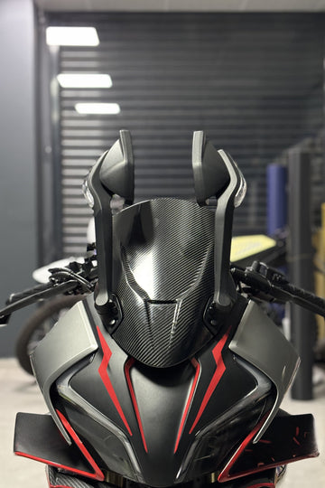 CF MOTO 450 SR için Kırmızı Renk Far Kaşı Sticker Etiket (4 Parça)