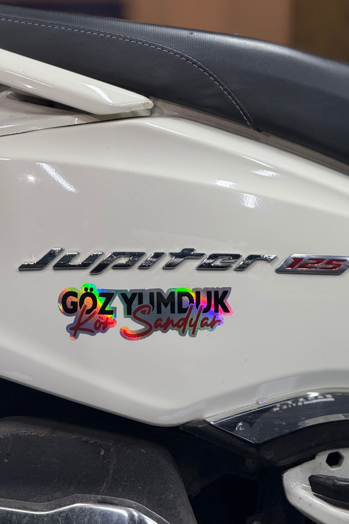 Araba ve Motor için Hologramlı Yazılı Sticker Etiket