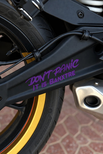 Motosiklet ve Kask için Dont Panic İt İs Sticker Etiket