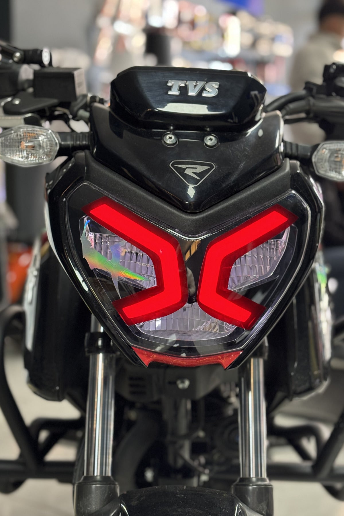 TVS Raider Gündüz Farı için Renkli Far Filmi Sticker