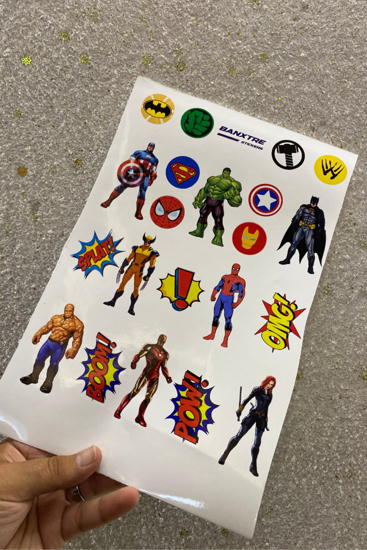 Çizgi Film Karakter Stickerları A4 Pack Seri -1 (22 Adet)