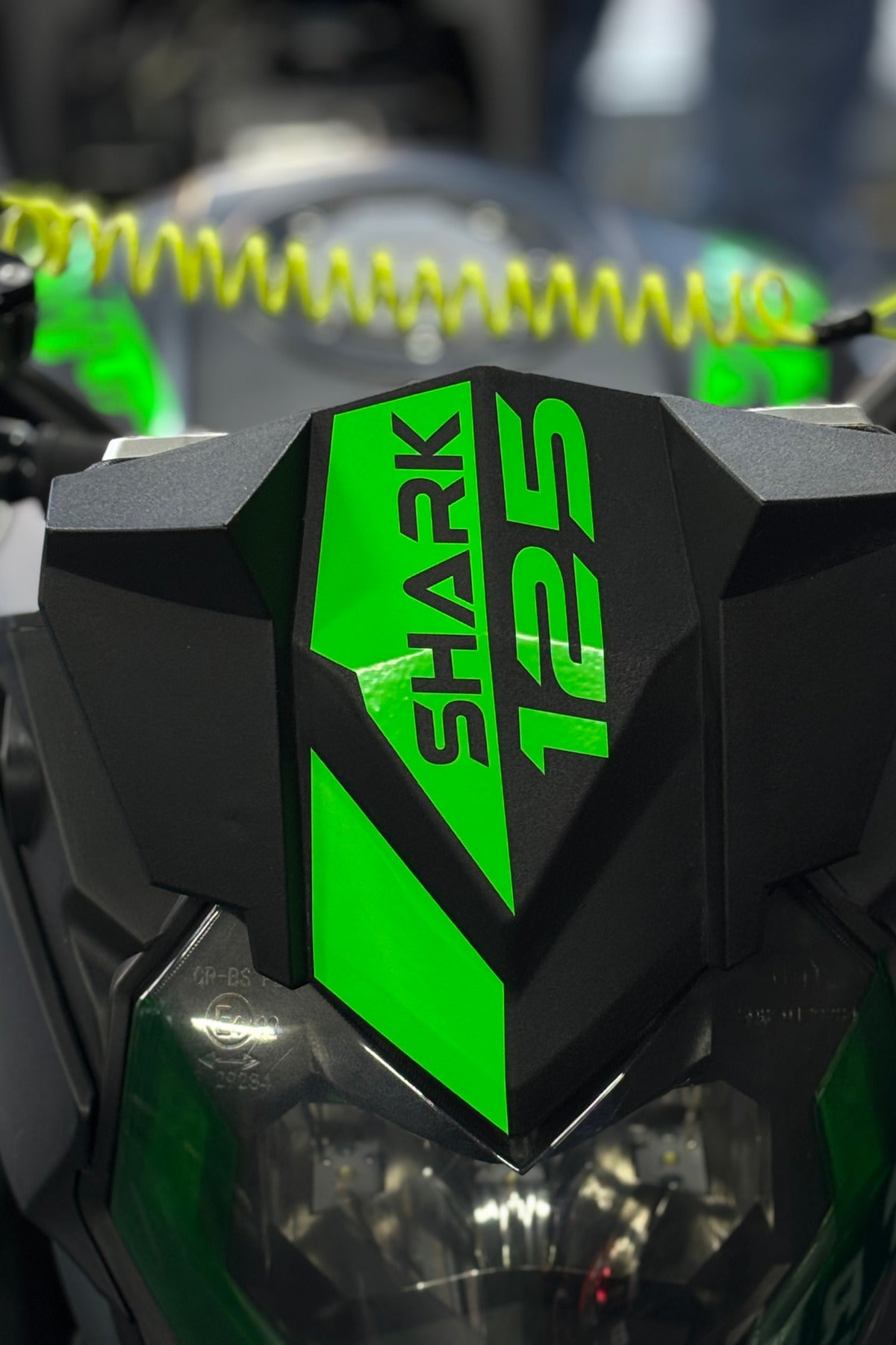 Arora Shark 125 için Tam Uyumlu Kafa Detay Sticker
