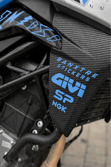 CFMOTO NK250 için Yan Kapak Sponsor Sticker Seti