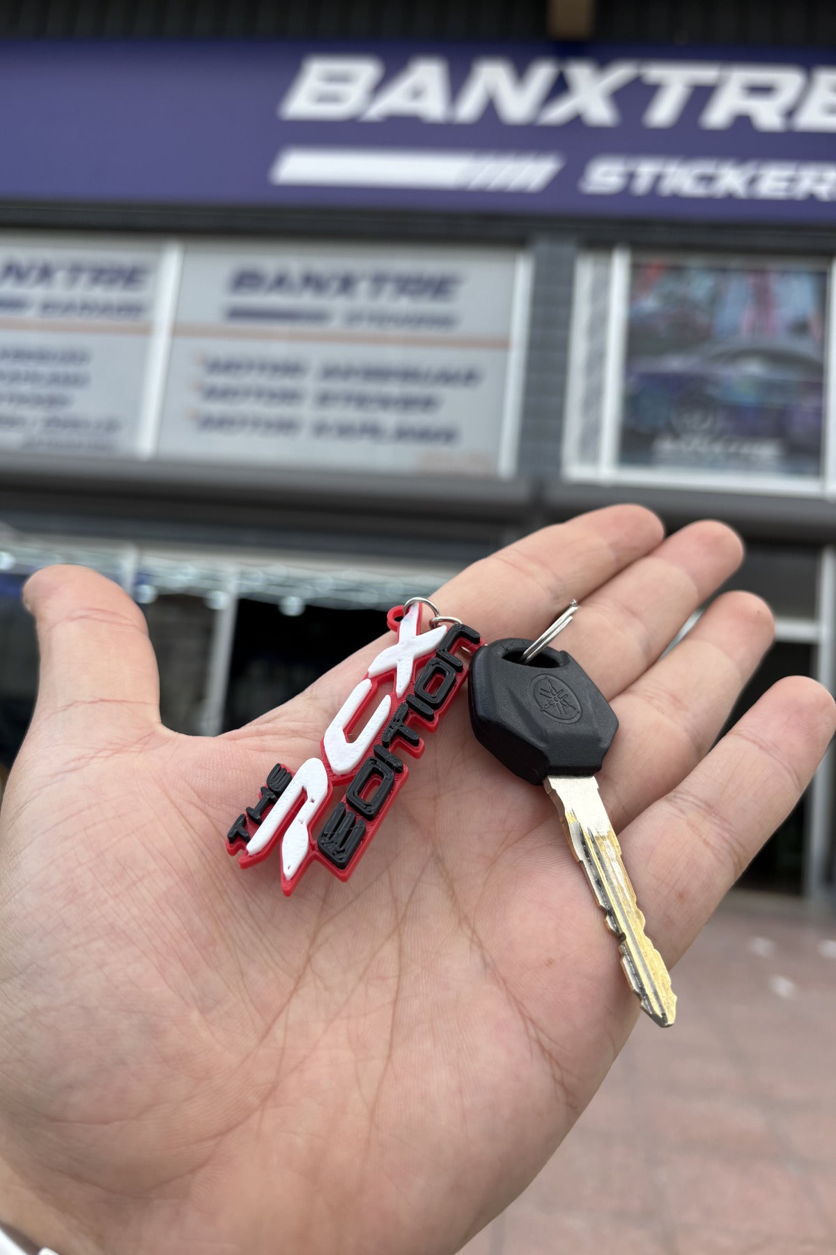 Honda PCX için Anahtarlık The PCX Edition Özel Tasarım Sert Plastik Anahtarlık