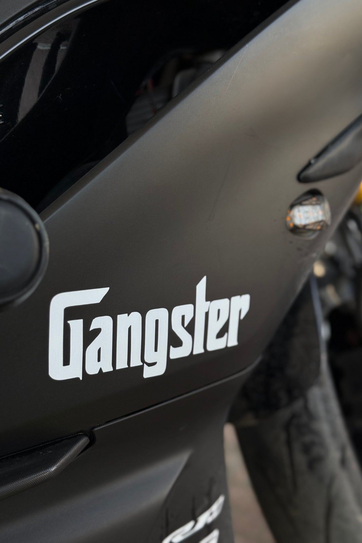 Motor-Araba-Kask için Gangster Etiket Sticker (1 Adet)