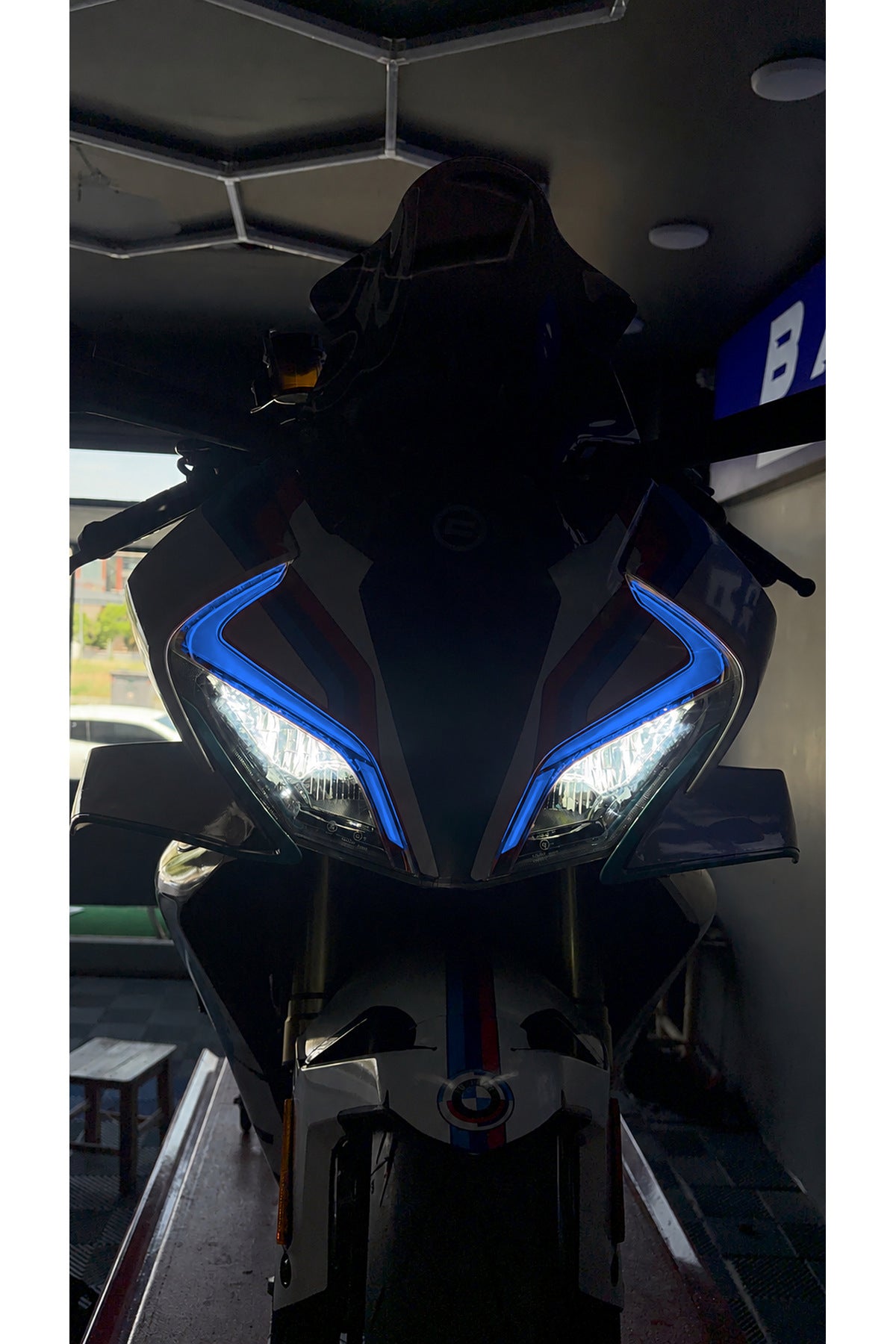 CFMOTO 450SR Gündüz Ledi için Hazır Kesim Far Filmi Far Renklendirme Sticker