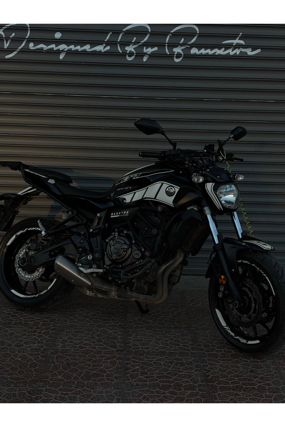 Yamaha MT-07 için Komple Sticker Seti (2014-2017) (Sağ ve Sol )