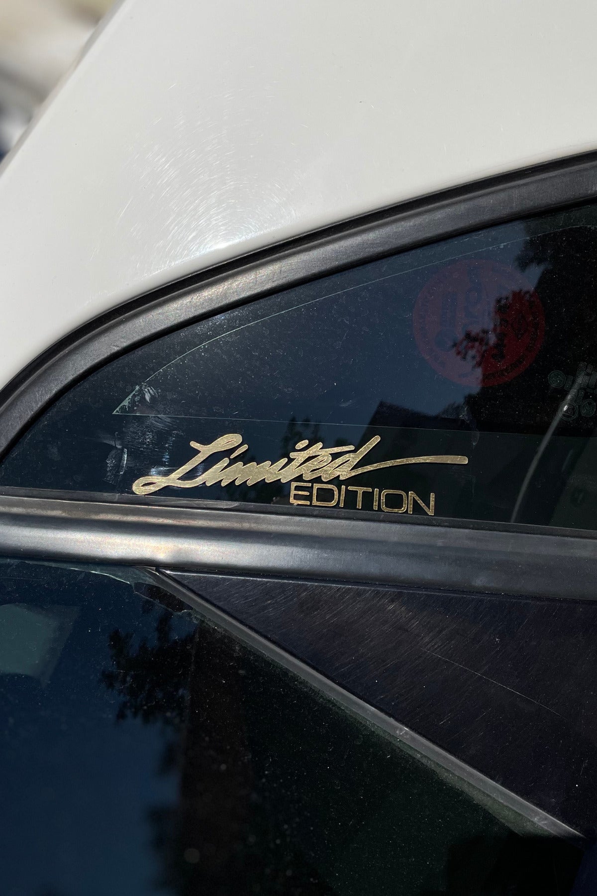Motor-Araba-Kask için Gold Renk Limited Edition Sticker Etiket 15CMx3CM (1 Adet)