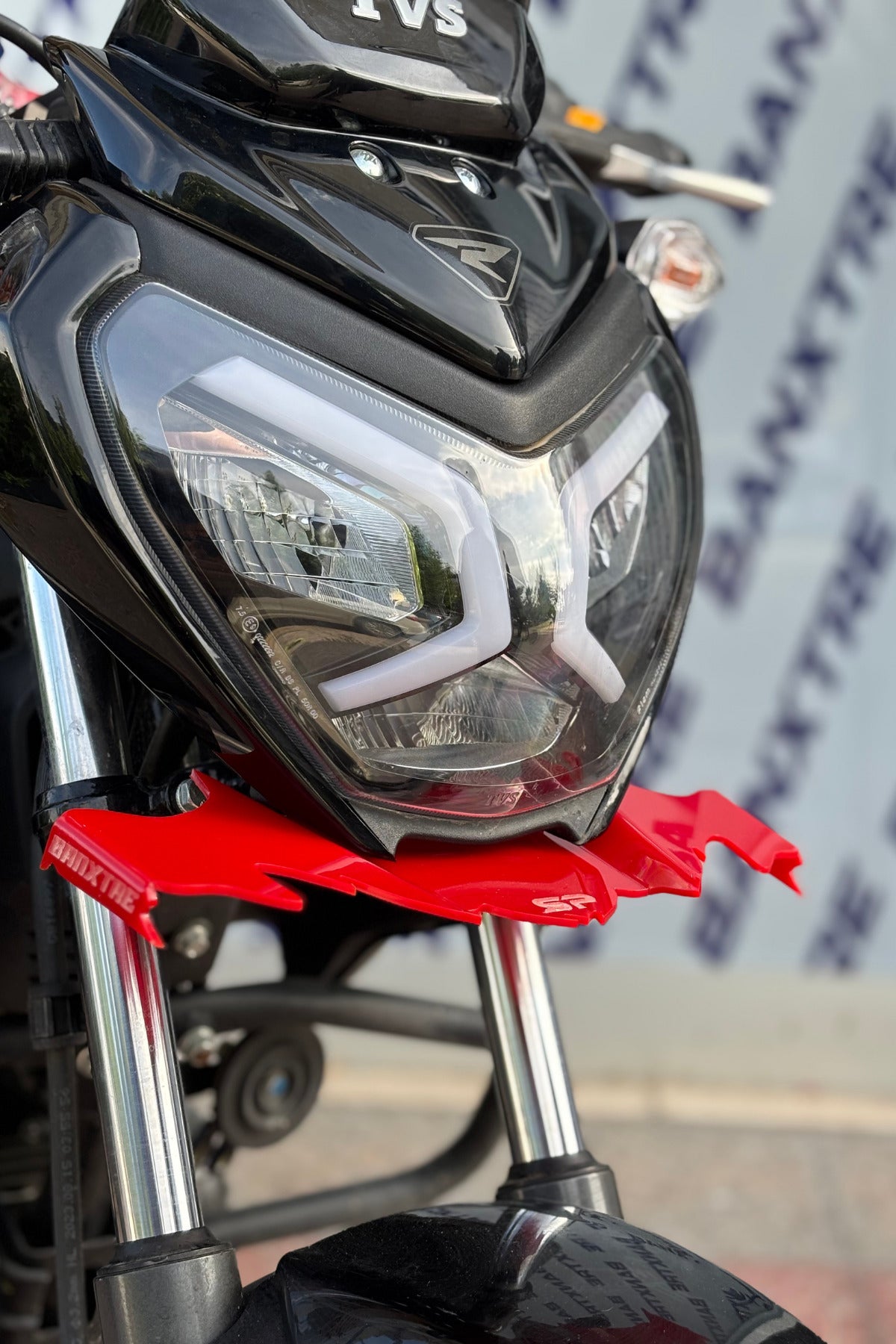 TVS Raider Uyumlu Winglet-Gaga-Sakal Parça Sticker Seti