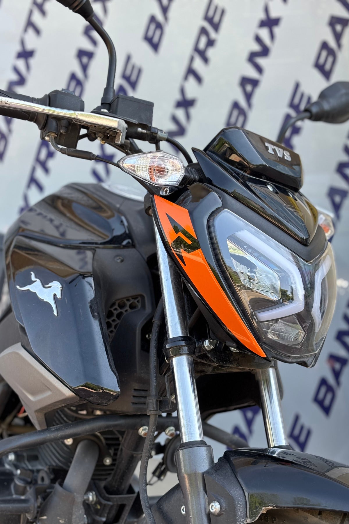 TVS Raider için R Logolu Far Kaşı Detay Sticker (2 Adet)