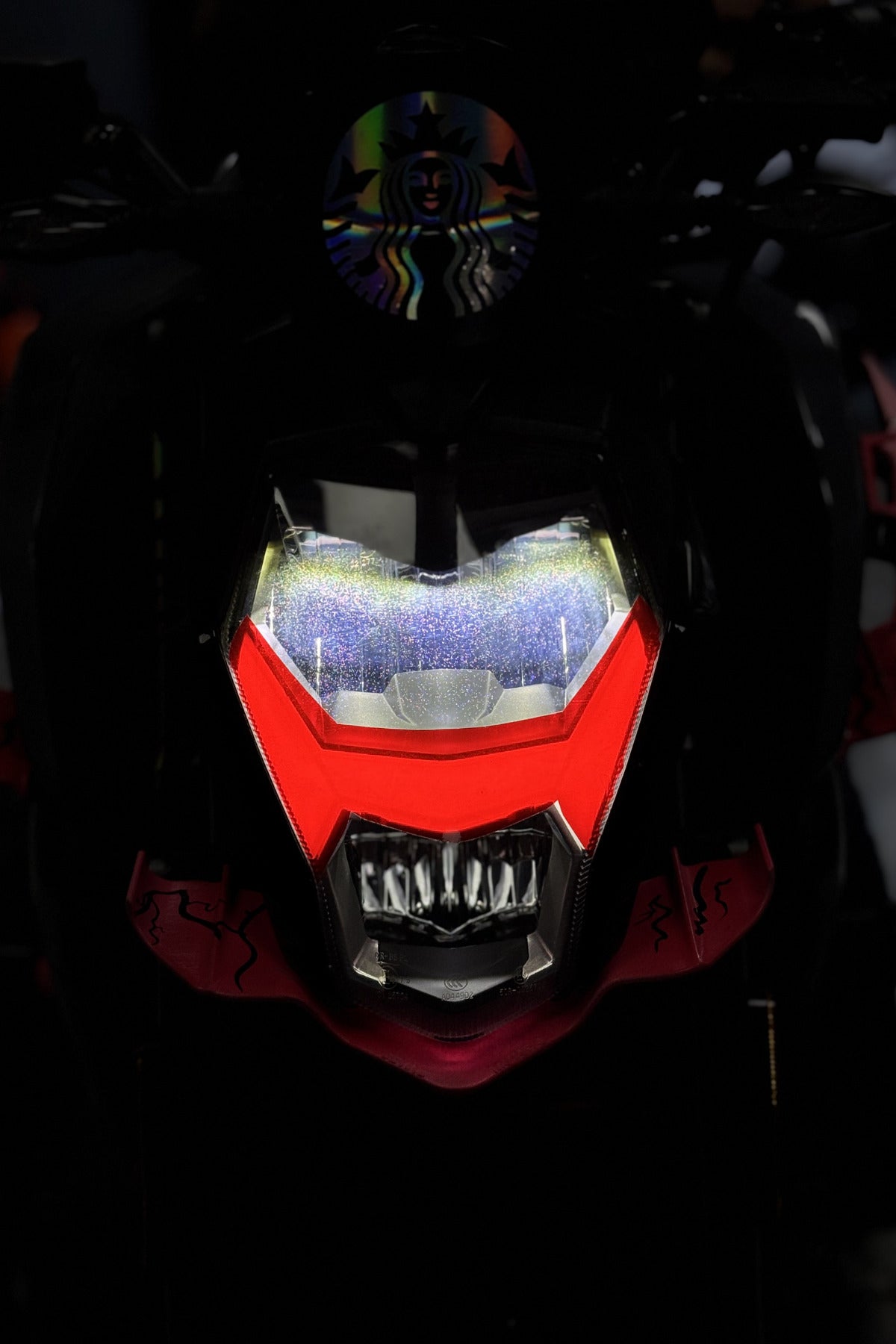 CFMOTO NK250 Gündüz Led için Renkli Far Filmi Sticker