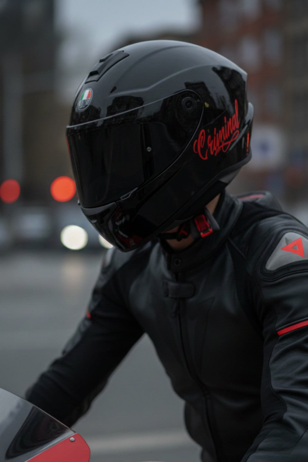 Motosiklet ve Kask için Criminal Sticker Etiket (1 Adet)