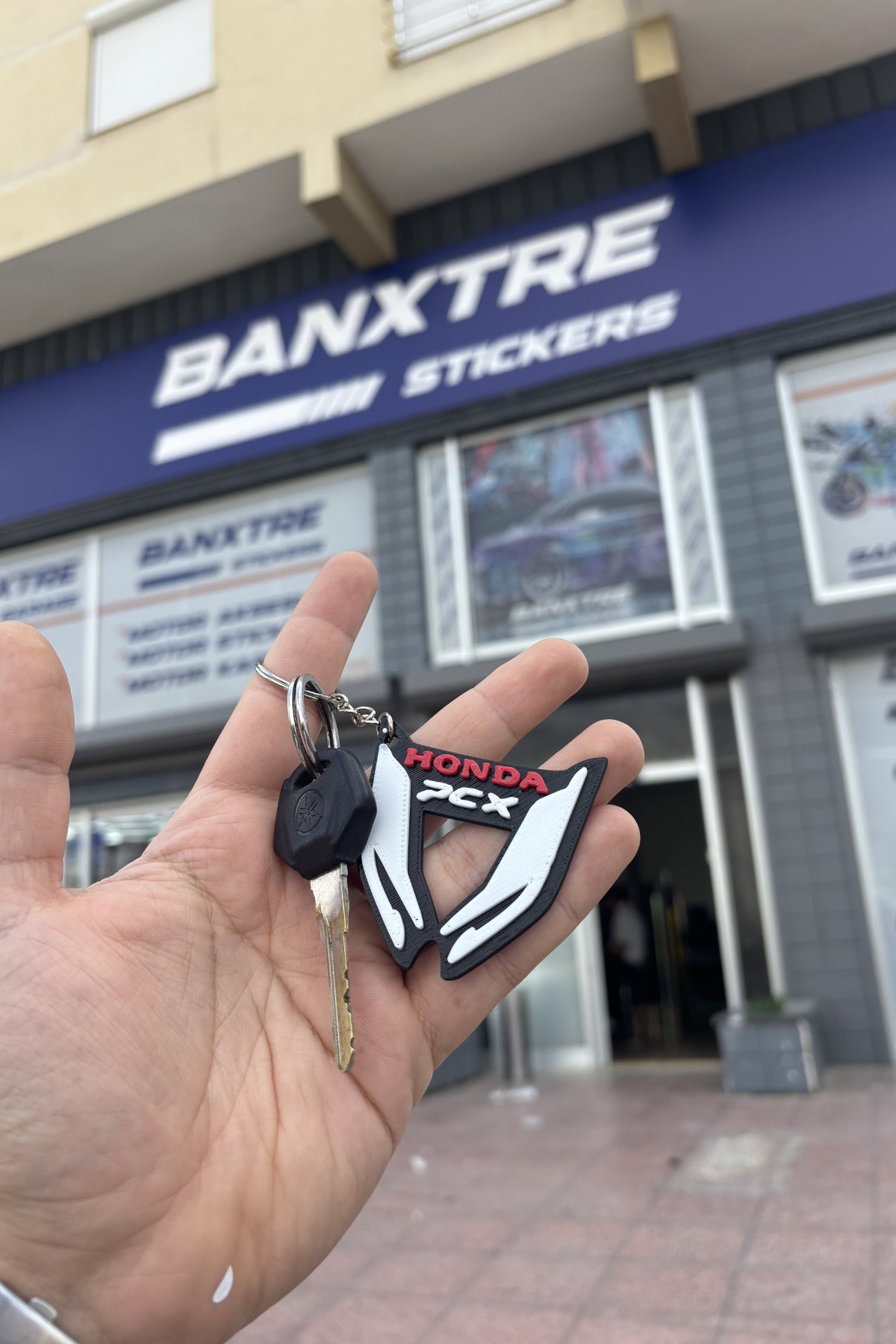 Honda PCX Far Detaylı Anahtarlık Özel Tasarım Anahtarlık Sert Plastik