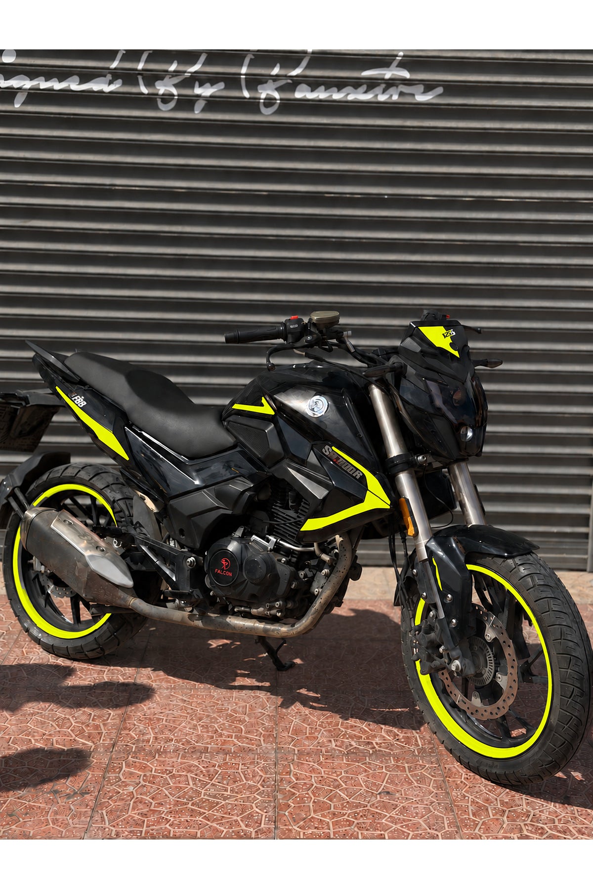 Falcon Salvador S188 Motosiklet için Komple Dekor Sticker Seti