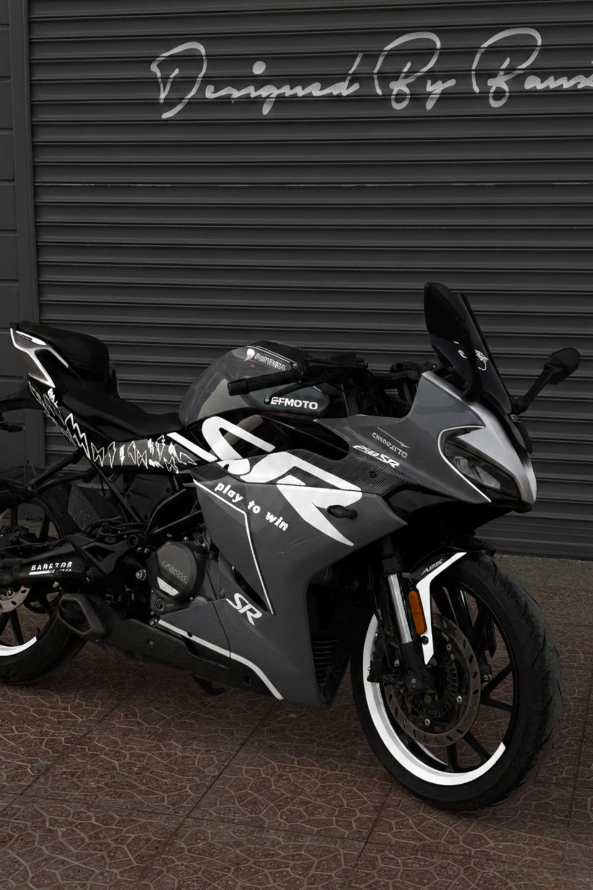 CFMOTO 250SR için Komple Parçalı Detay Sticker Seti