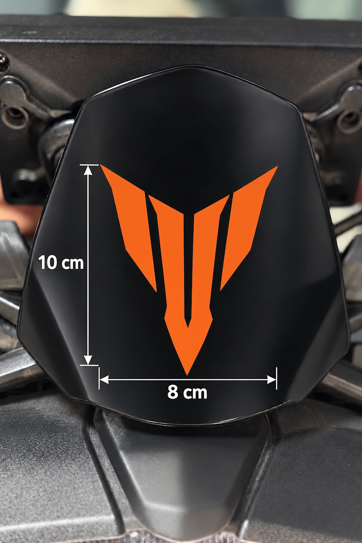 Motosiklet ve Kask için MT Logo Sticker Etiket (10CMx8CM)