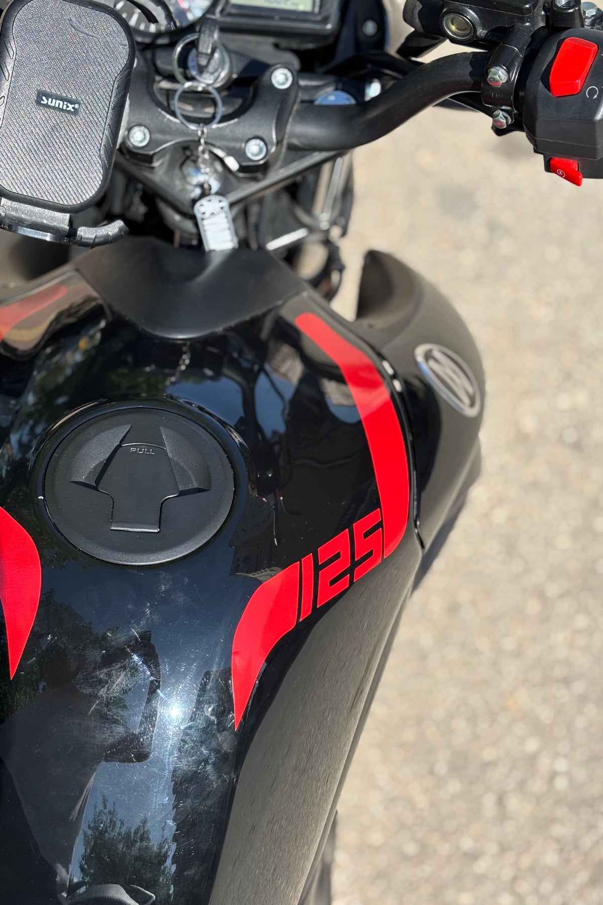 Mondial Drift-L Uyumlu Düz 125 Yazılı Depo Şerit Kordon
