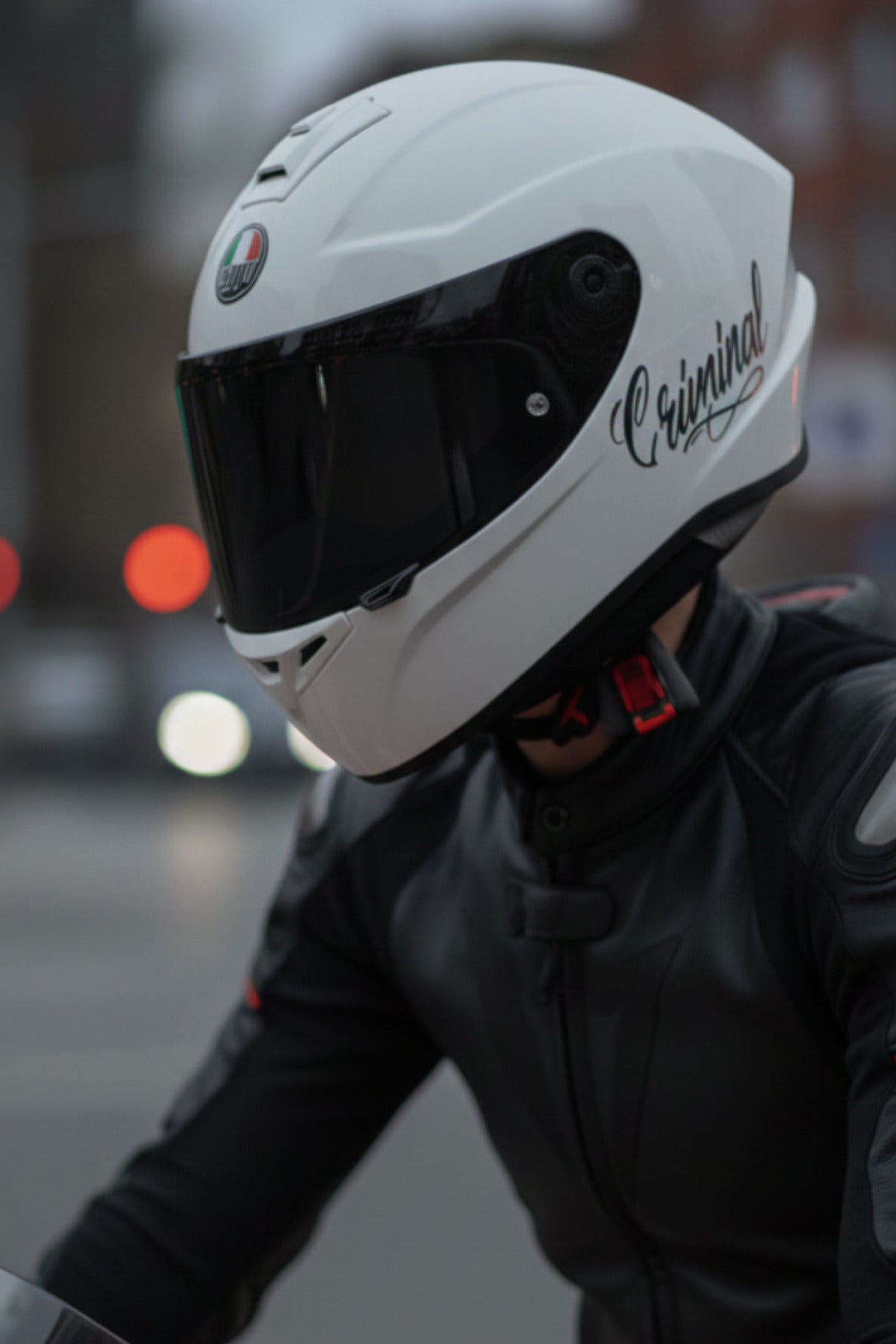 Motosiklet ve Kask için Criminal Sticker Etiket (1 Adet)