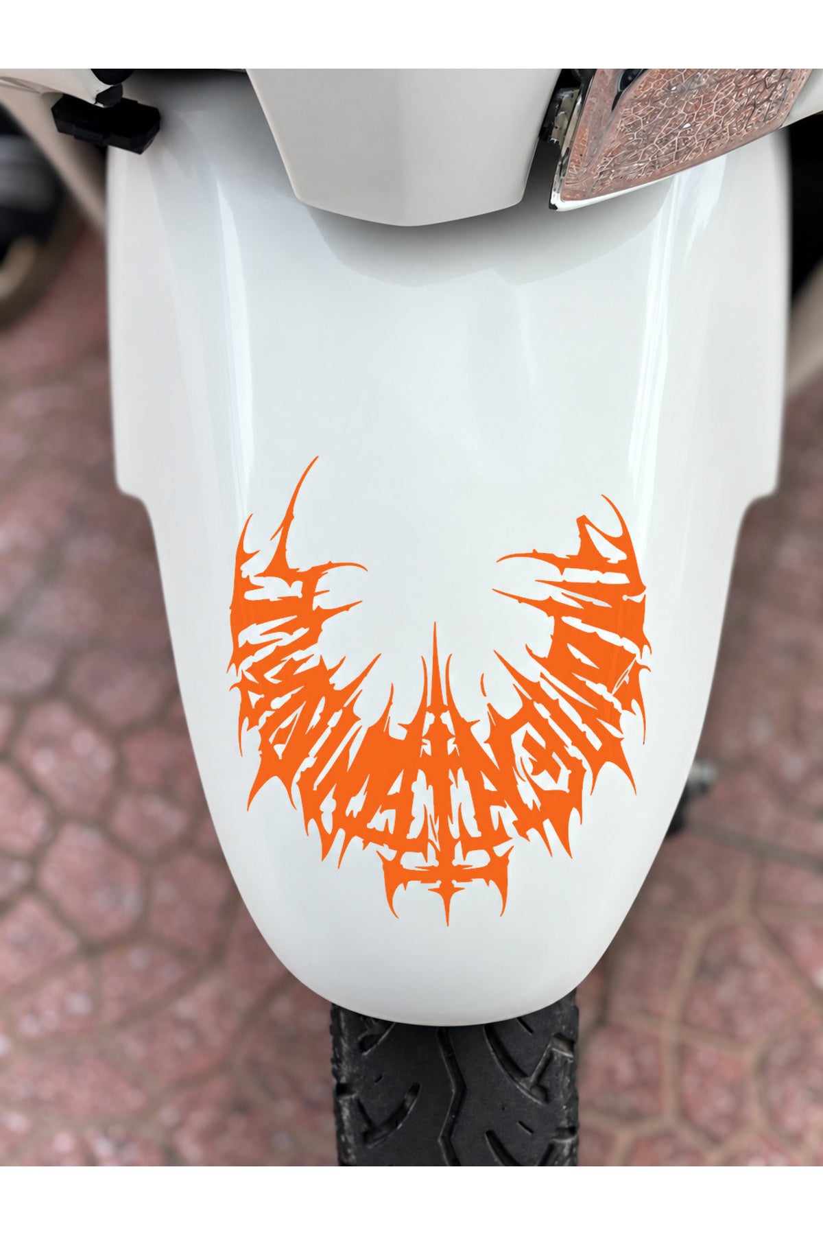 Jupiter Ön Çamurluk için Yarım Gotik Tribal Sticker Etiket (15CMx15CM)